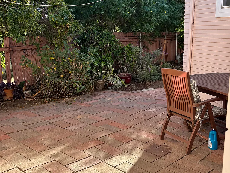 Private small patio