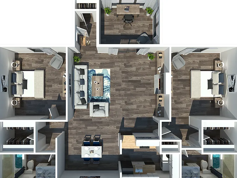 2B2BA Maple 1275 Sq Ft 2B2BA Maple 1275 Sq Ft