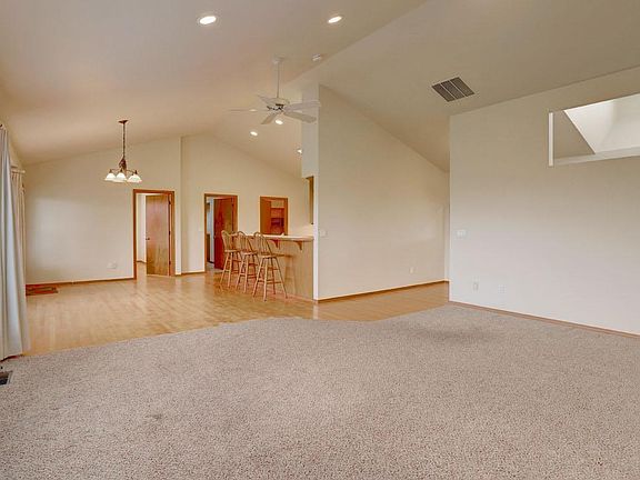 Vaulted ceilings, lots of light in this home.