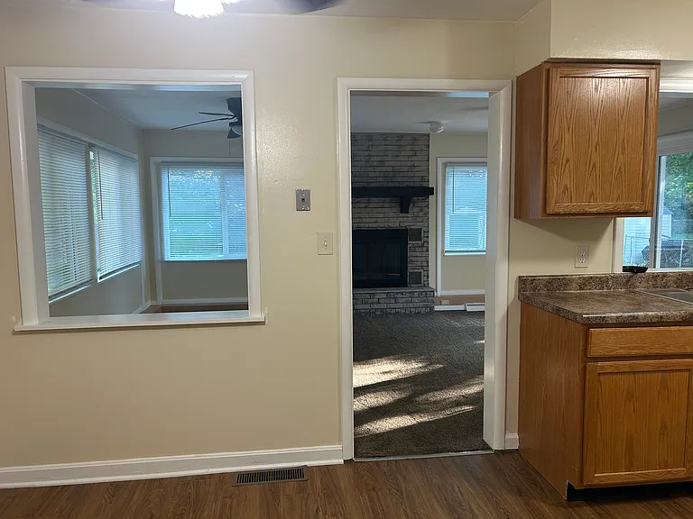View to the family room