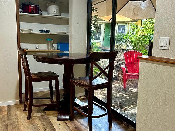 Kitchen with patio