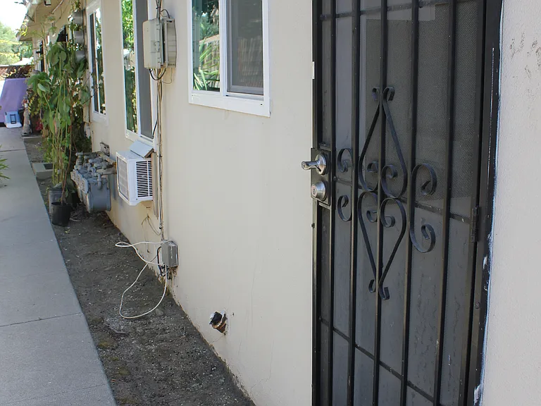 Back door from the Kitchen