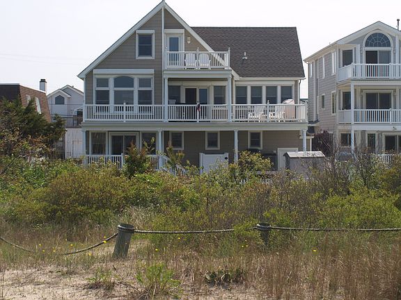 Beach side view of home