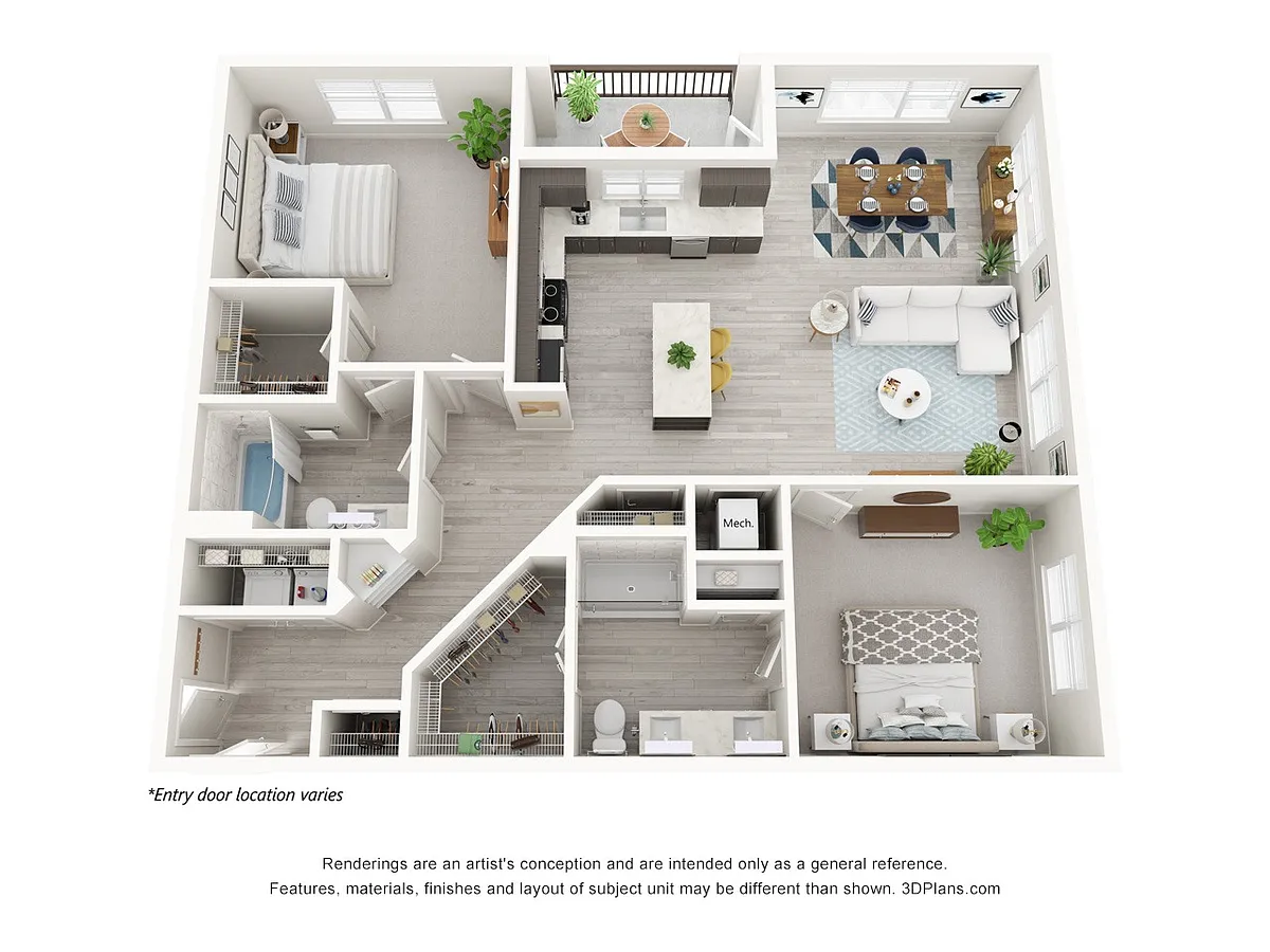Floor plan B2J