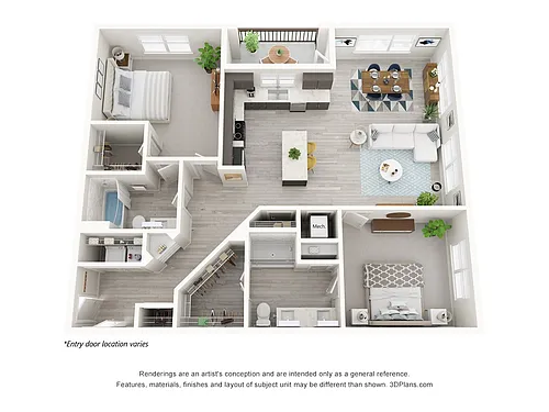 Floor plan B2J