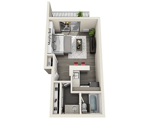 Floor plan Dune I (E1B-S)