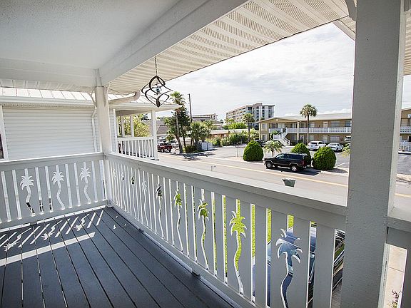 Front Porch with Custom Rail