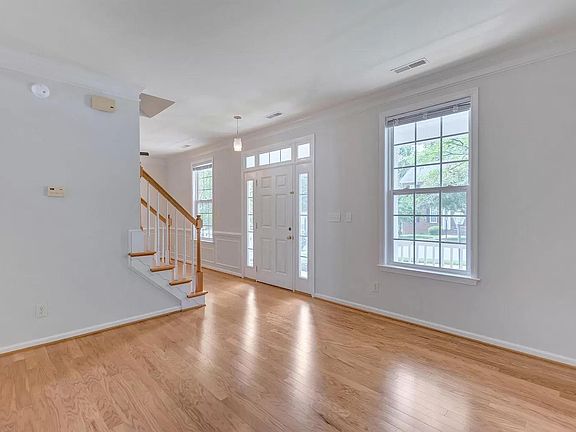 Front entrance & foyer, as seen from living room