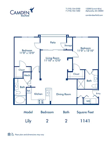 Floor plan Lily