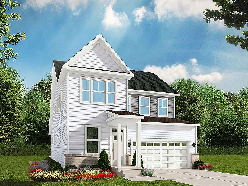 A rendering of elevation 1 of the Denison single family home at Snowden Bridge by Brookfield Residen
