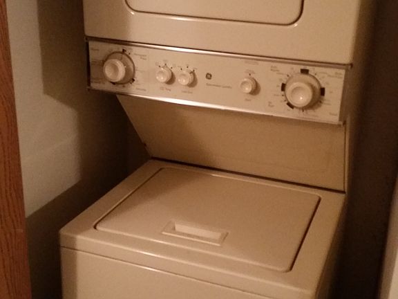 Washer/dryer in unit