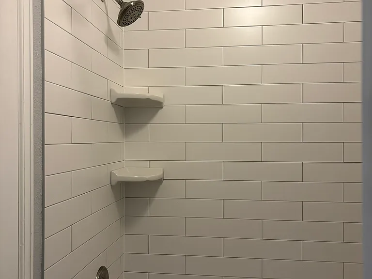 Remodeled shower