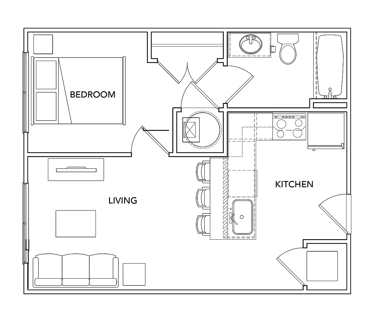 Floor plan A1-ADA