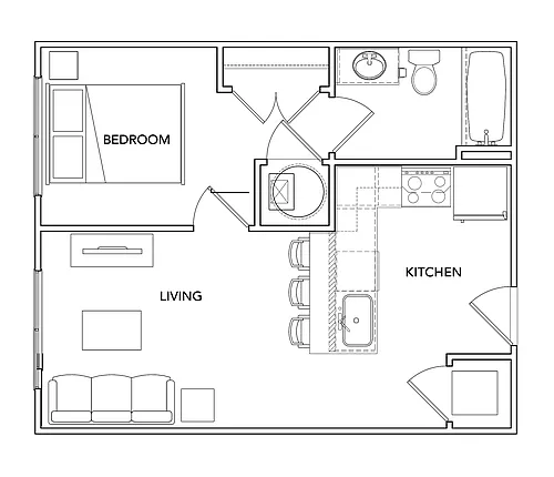 Floor plan A1-ADA