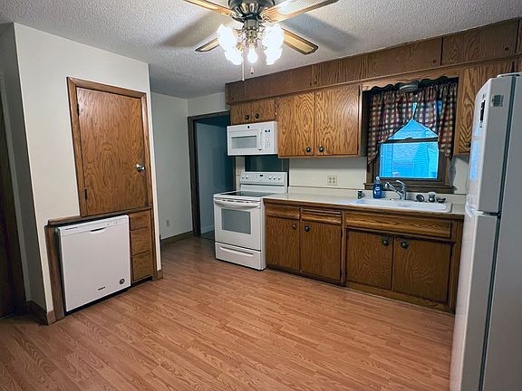 Kitchen with dishwasher.