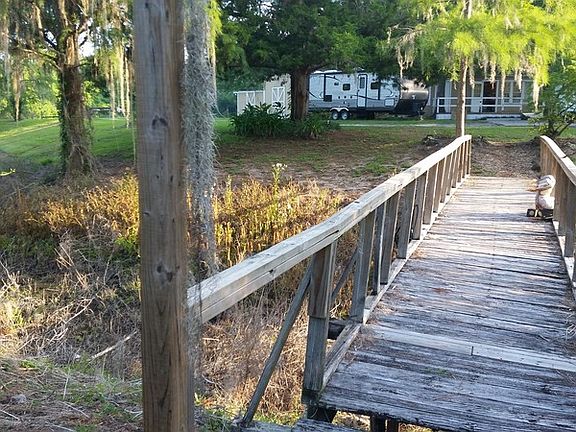 Bridge to work shops and front gate