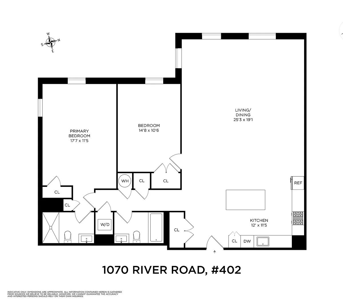 Floor plan 2BR-2B