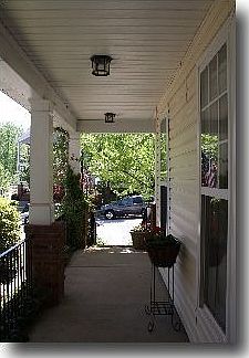 View from the front door to the street.