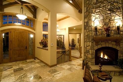 Travertine Entry
