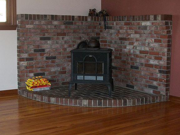 Lovely Fireplace with hearth