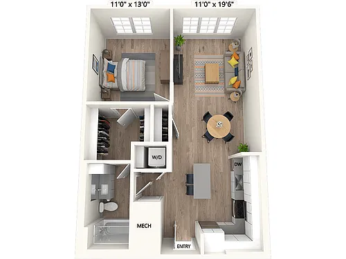 Floor plan A11-Scheme II
