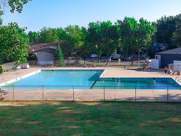 Large private community pool