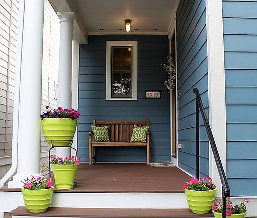 Outside, Covered Porch