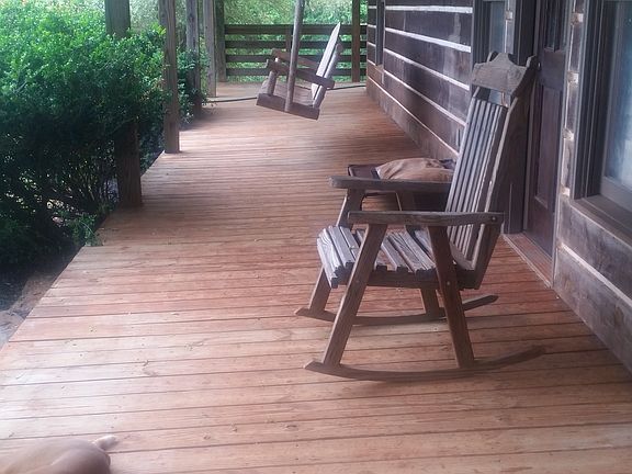 Front of porch
