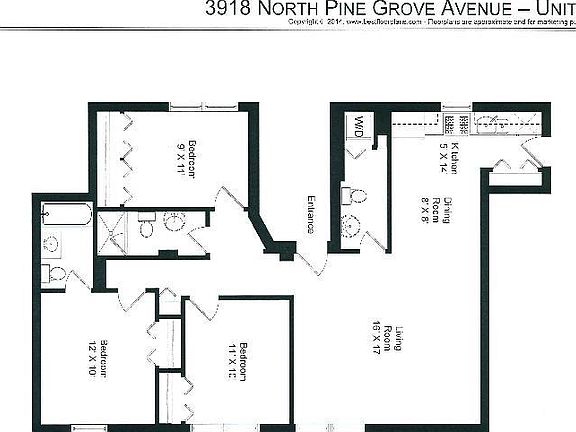 5th image of 3916 N Pine Grove Ave #1F