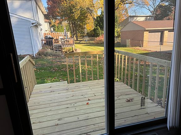 New deck off kitchen