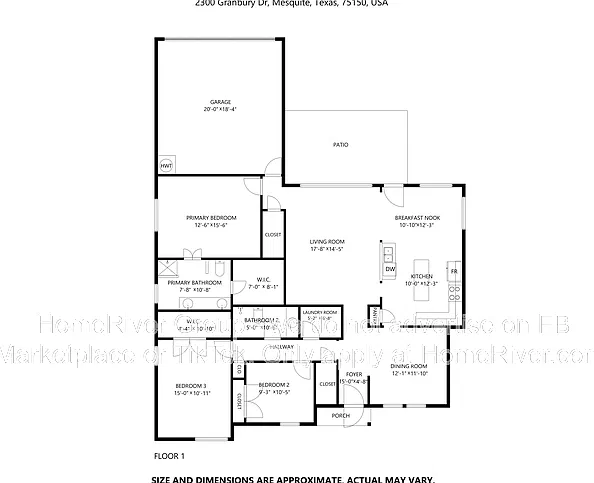 3 bed, 2.0 bath, 1947 sqft, $2,100 — Photo 2