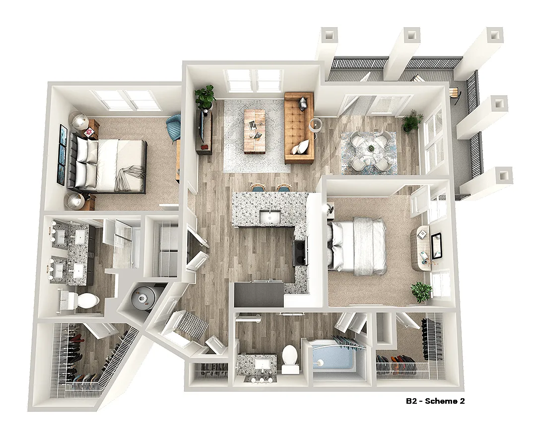 Floor plan B2