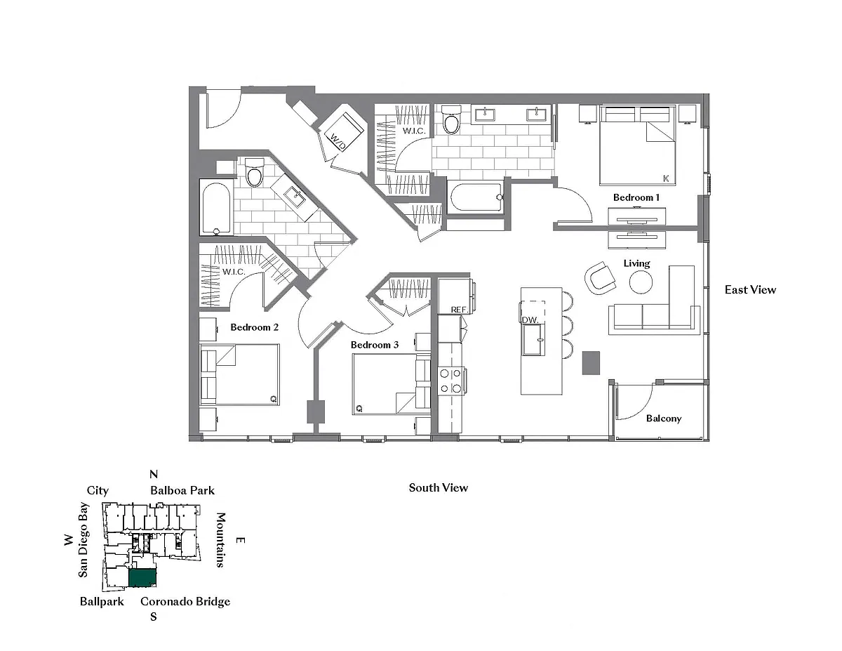 Floor plan 3B