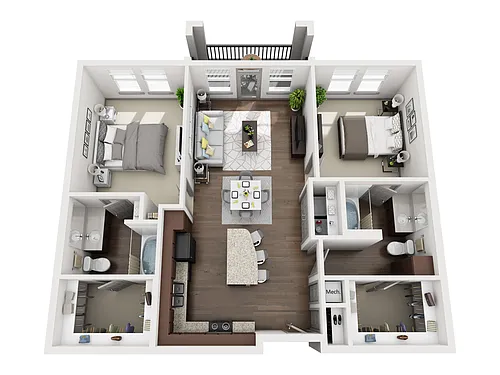 Floor plan B3