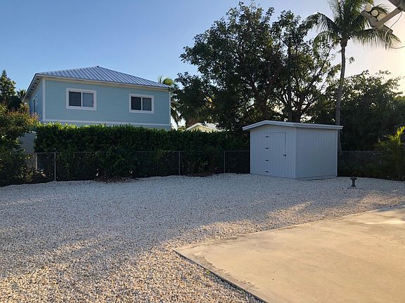 Fully fenced in Backyard, grilling area, and storage shed for kayaks, bikes.