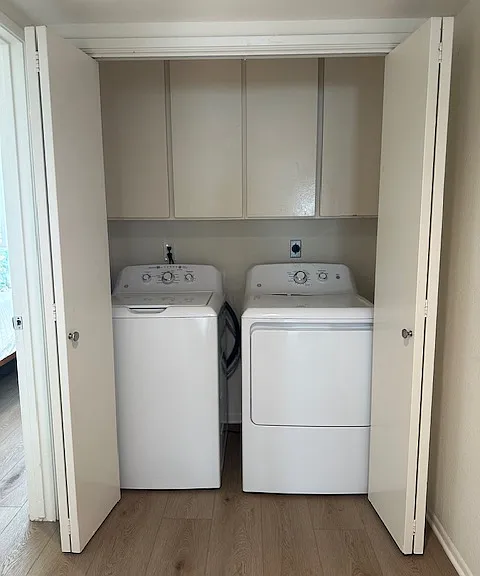 Washer and dryer