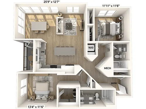 Floor plan B6 - Design Collection I