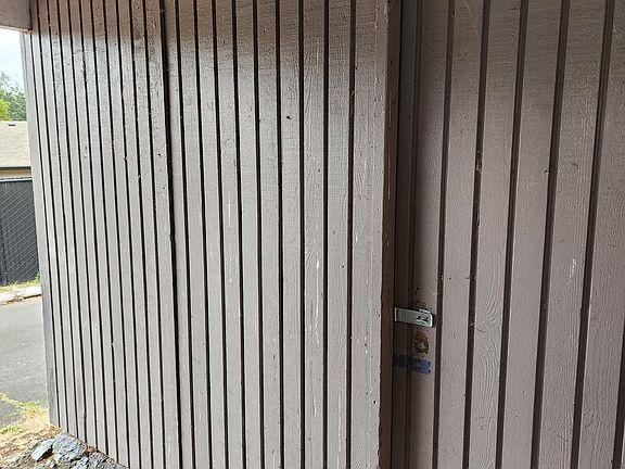 Secure carport storage
