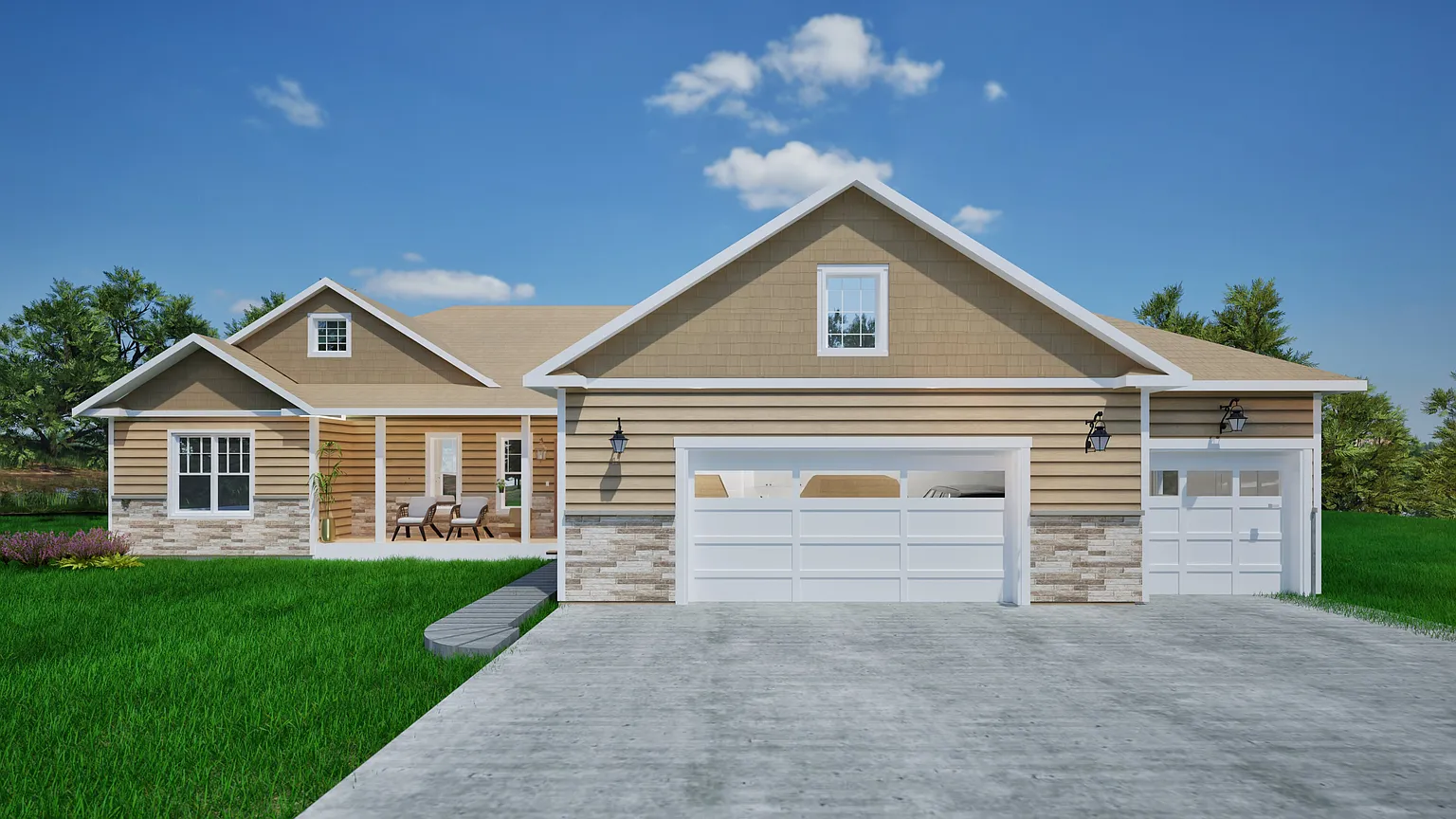 Chestnut 3Car Plan, Hills of Huellmantel photo 1