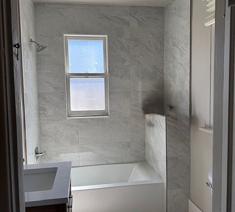 Newly renovated bathroom