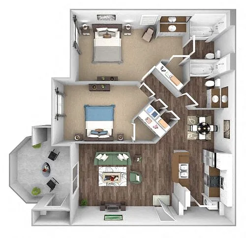 Floor plan B2 (Harbor)