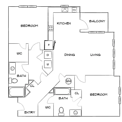 Floor plan Design 2B