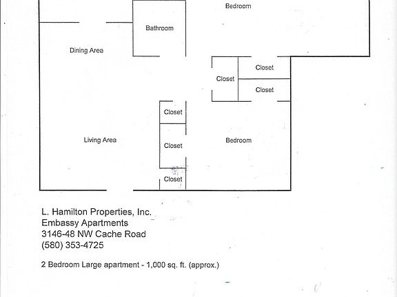 2BR Large Floor Plan