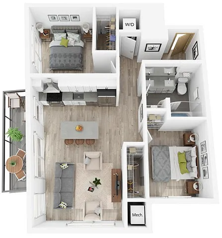 Floor plan Q