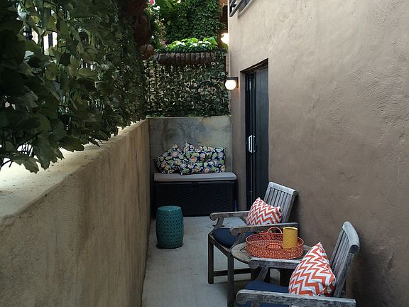 Two seating areas