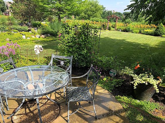 Back yard from patio 