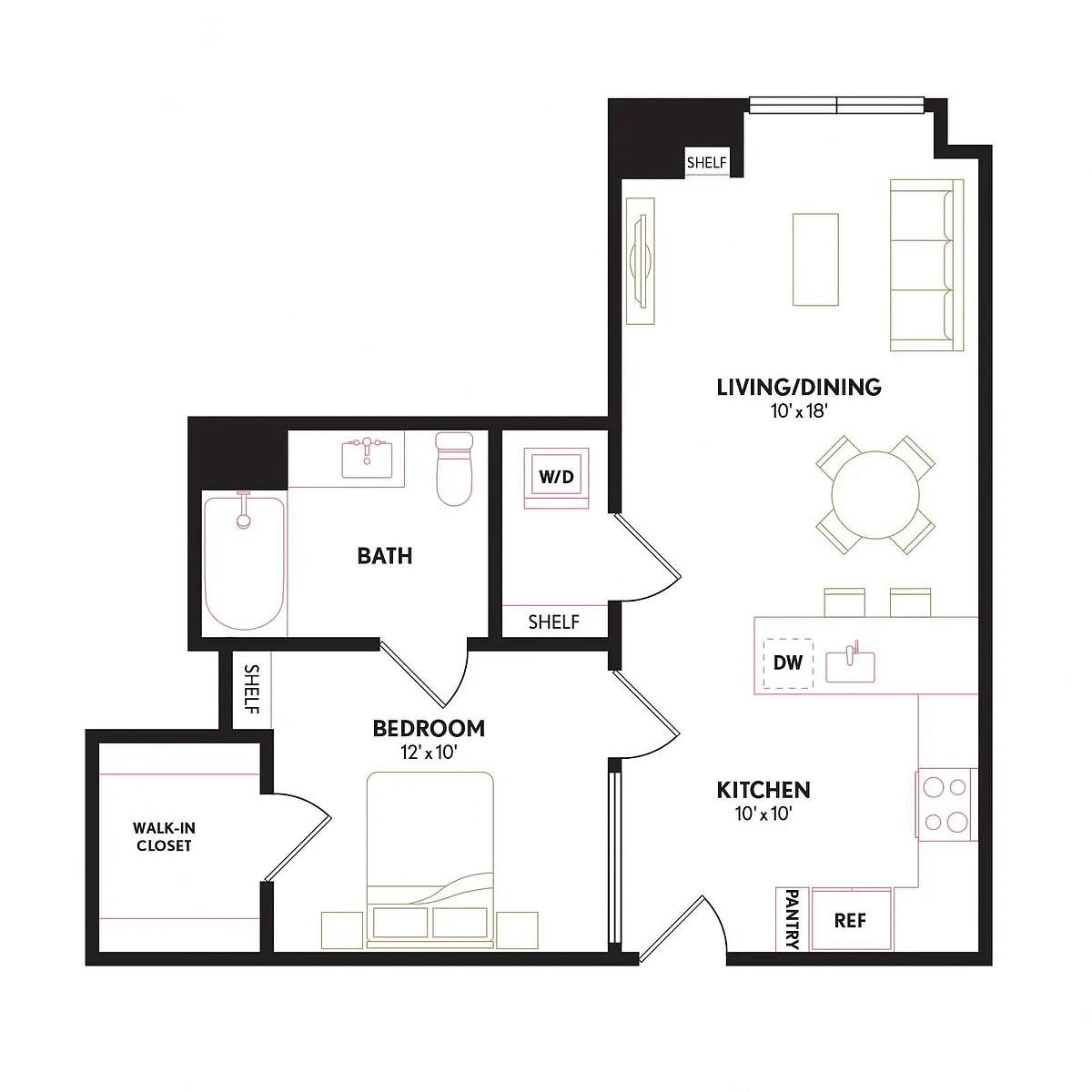Floor plan AU1