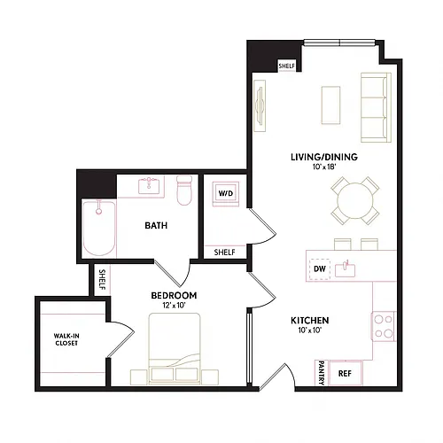 Floor plan AU1
