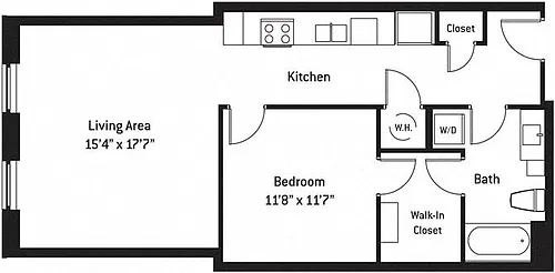 Floor plan 1B