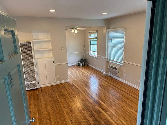 Looking into the living room from the front door